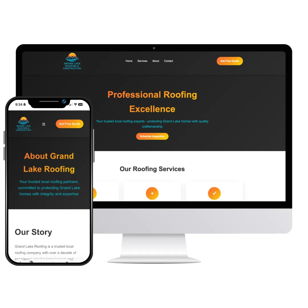 Grand Lake Roofing Website